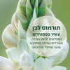 תורמוס לבן עשיר בפפטידים המסייעים להאט נשירה, מעודדים צמיחה ומחזקים שיער שיבד מחיוניותו